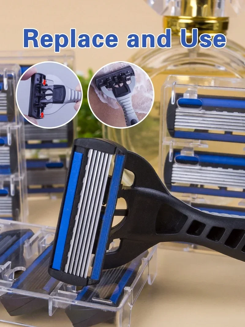 vvocci Manual 1 Handle 12 Blad - Safety Razor Handle reseña y precio