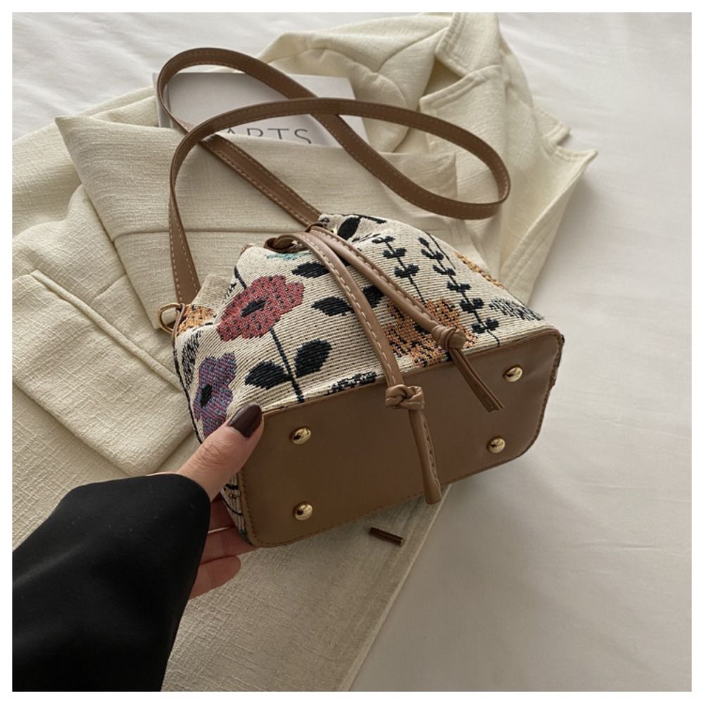 Fashion Linen Fabric Bucket Ba - Linen Bag Bulk reseña y precio
