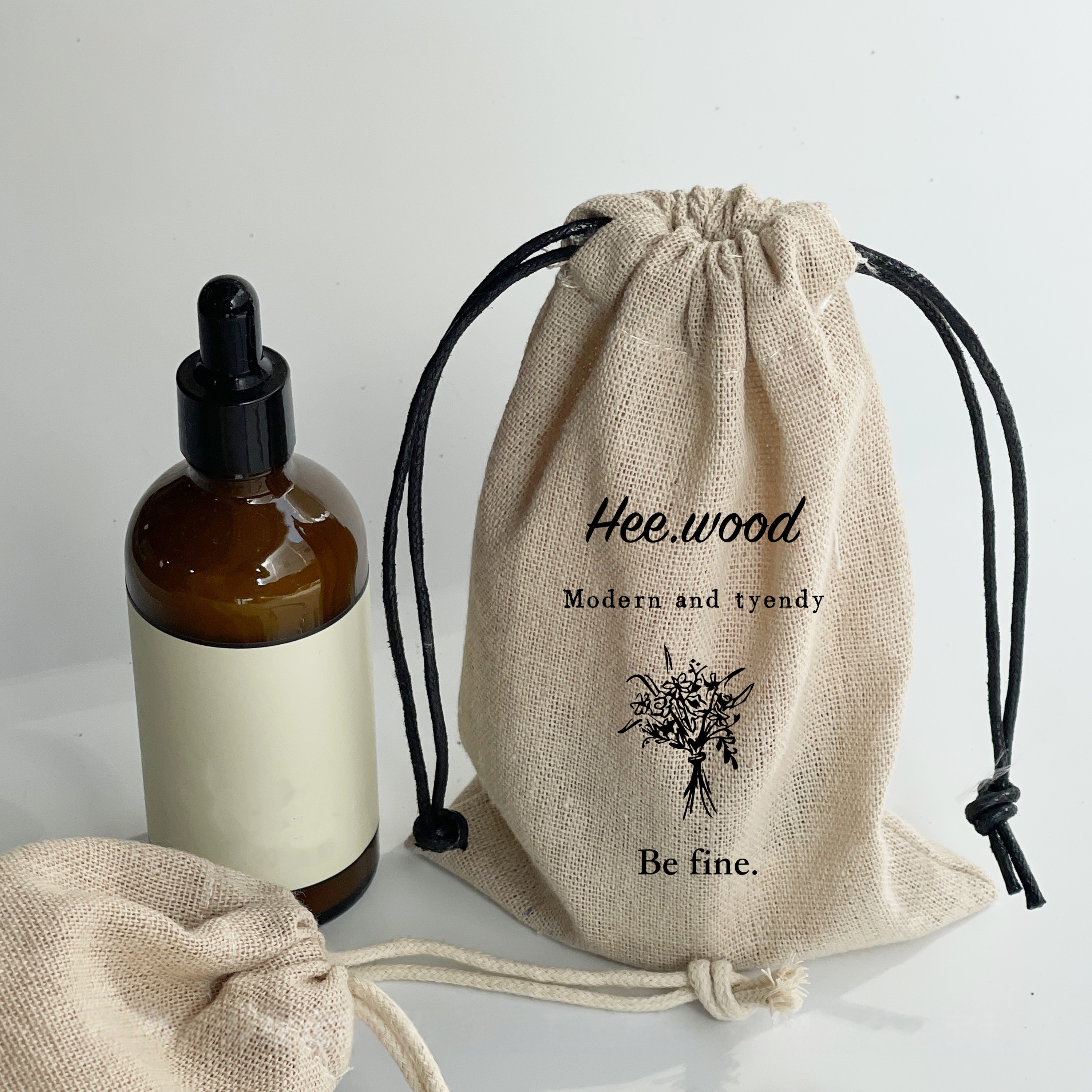 Custom Linen Drawstring Bags w - Linen Bag Bulk reseña y precio