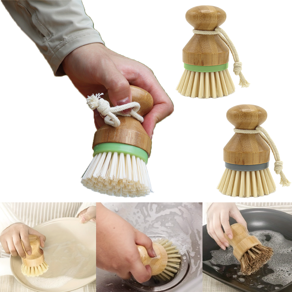 Bamboo Pot Cleaning Brush – Ou - Dish Brush Bamboo reseña y precio