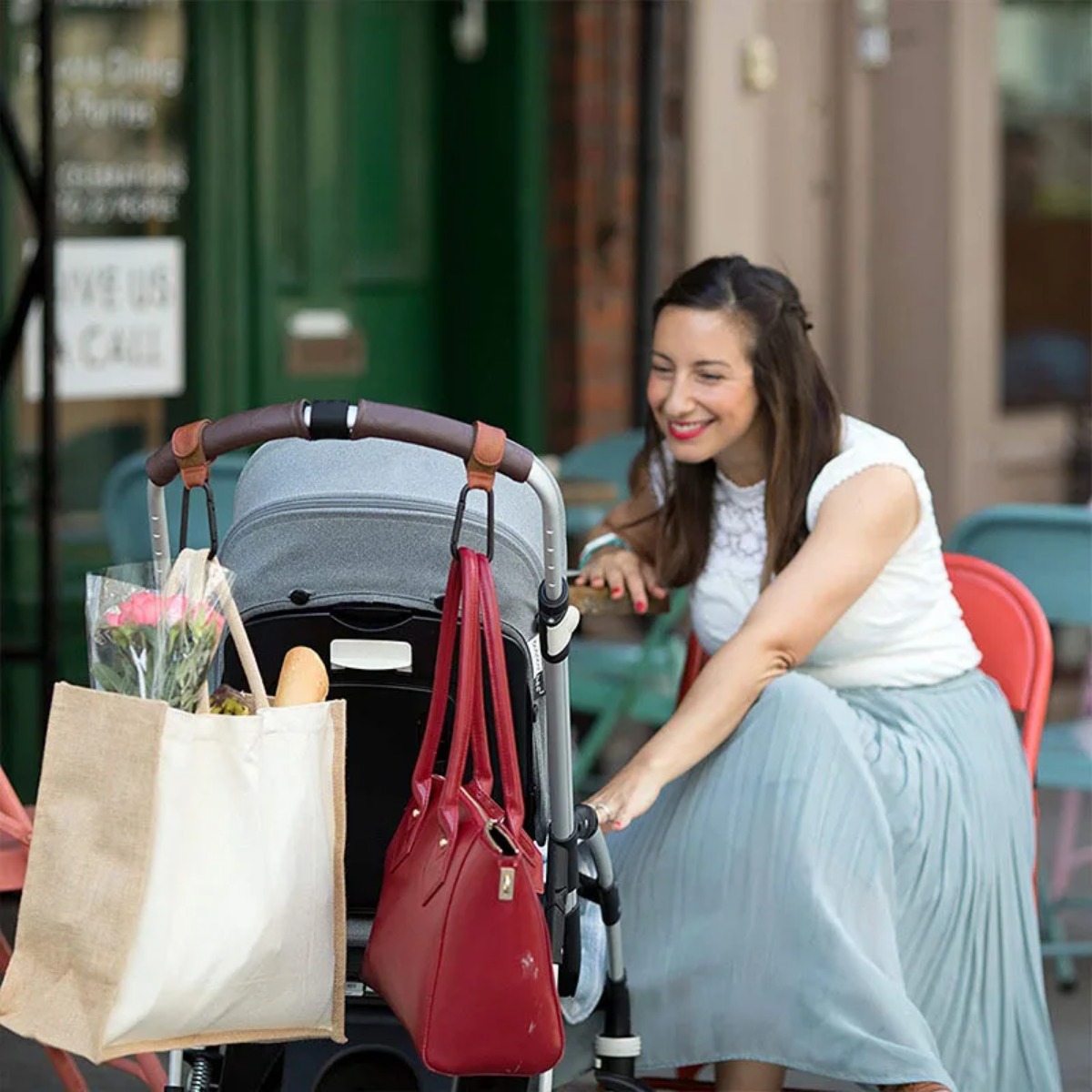 2pcs /lot Baby Stroller Hook P - Linen Bag Bulk reseña y precio