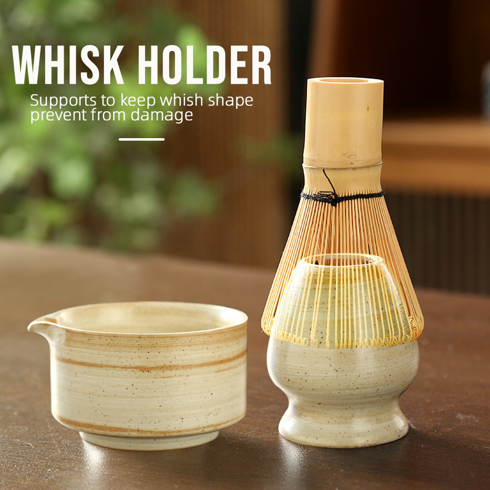 Japanese Matcha Whisk Stand Te - Dish Brush Bamboo reseña y precio