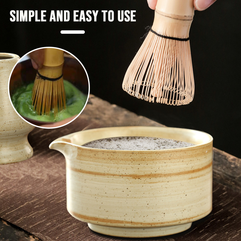 Japanese Matcha Whisk Stand Te - Dish Brush Bamboo reseña y precio