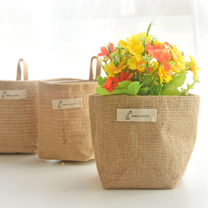 Nordic Style Small Hanging Wal - Linen Bag Bulk reseña y precio