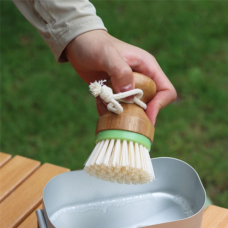 AC76-2 Pack Kitchen Cleaning B - Dish Brush Bamboo reseña y precio