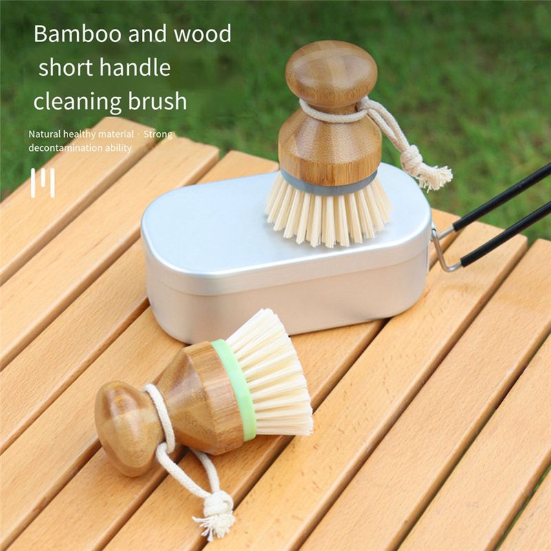 AC76-2 Pack Kitchen Cleaning B - Dish Brush Bamboo reseña y precio