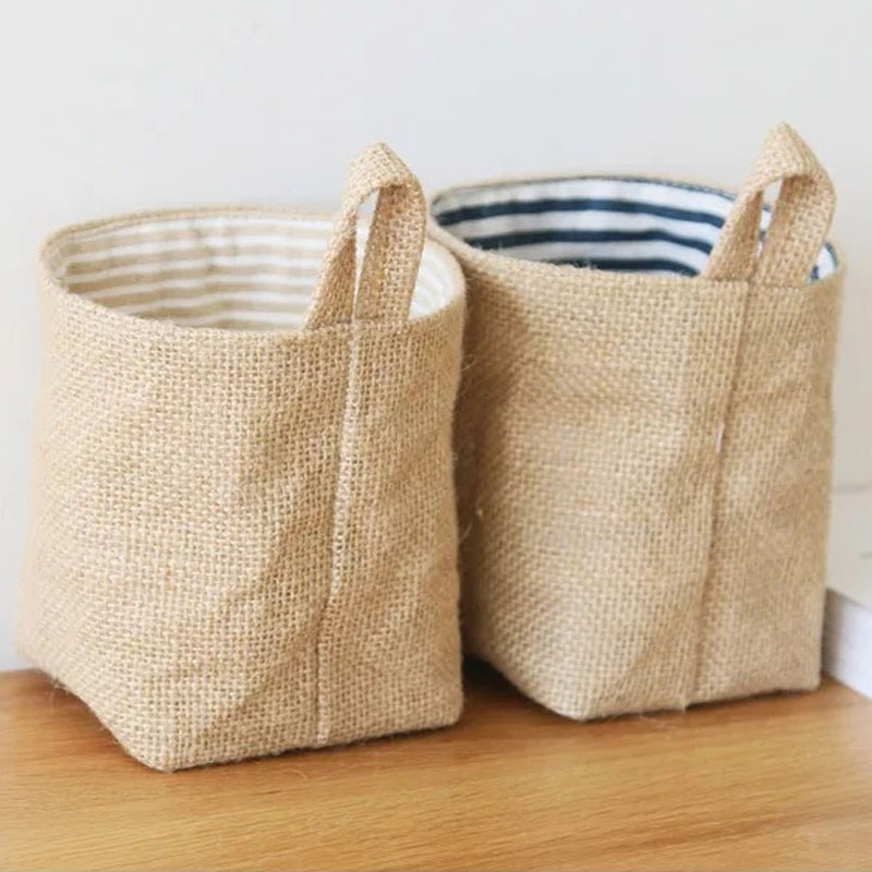 Jute Cotton Linen Storage Bag  - Linen Bag Bulk reseña y precio