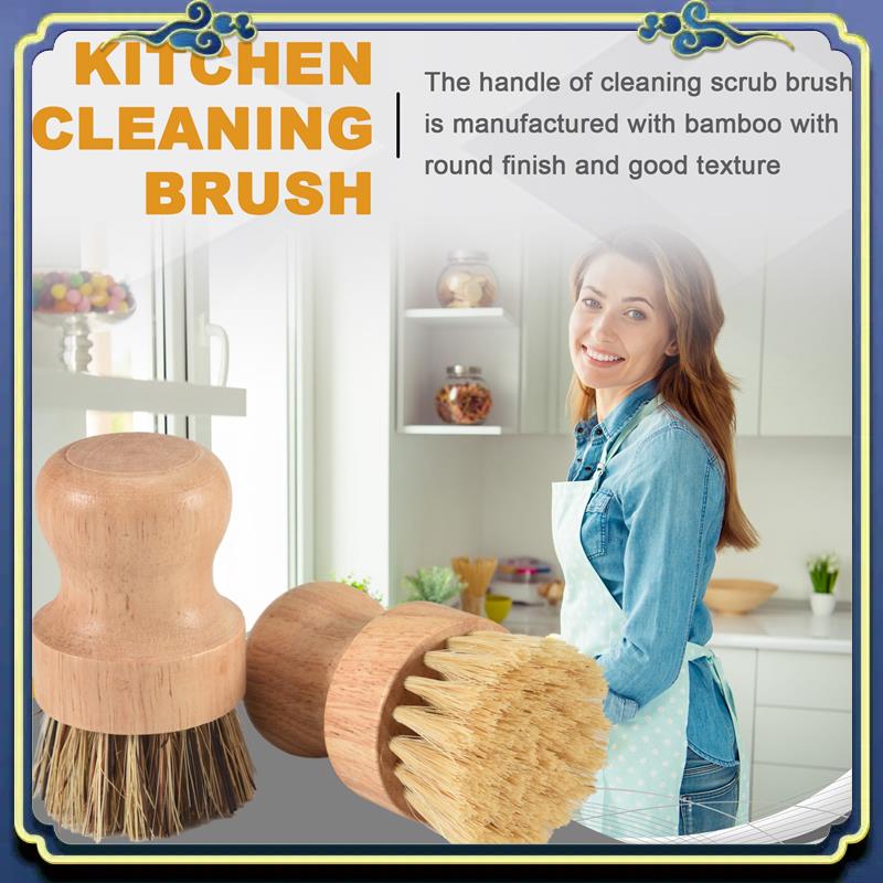 A56P-Bamboo Dish Brush 2Pcs Ba - Dish Brush Bamboo reseña y precio