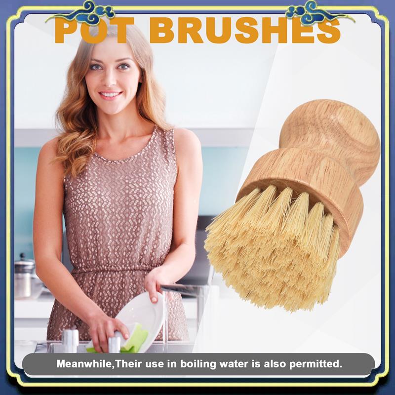 A56P-Bamboo Dish Brush 2Pcs Ba - Dish Brush Bamboo reseña y precio