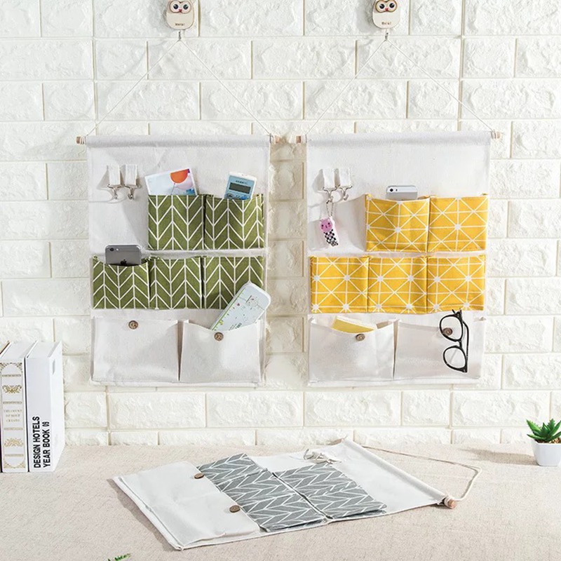 7 Pockets Linen Storage Bags H - Linen Bag Bulk reseña y precio