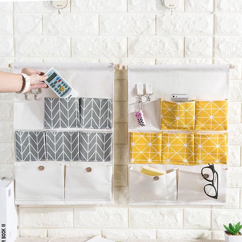 7 Pockets Linen Storage Bags H - Linen Bag Bulk reseña y precio