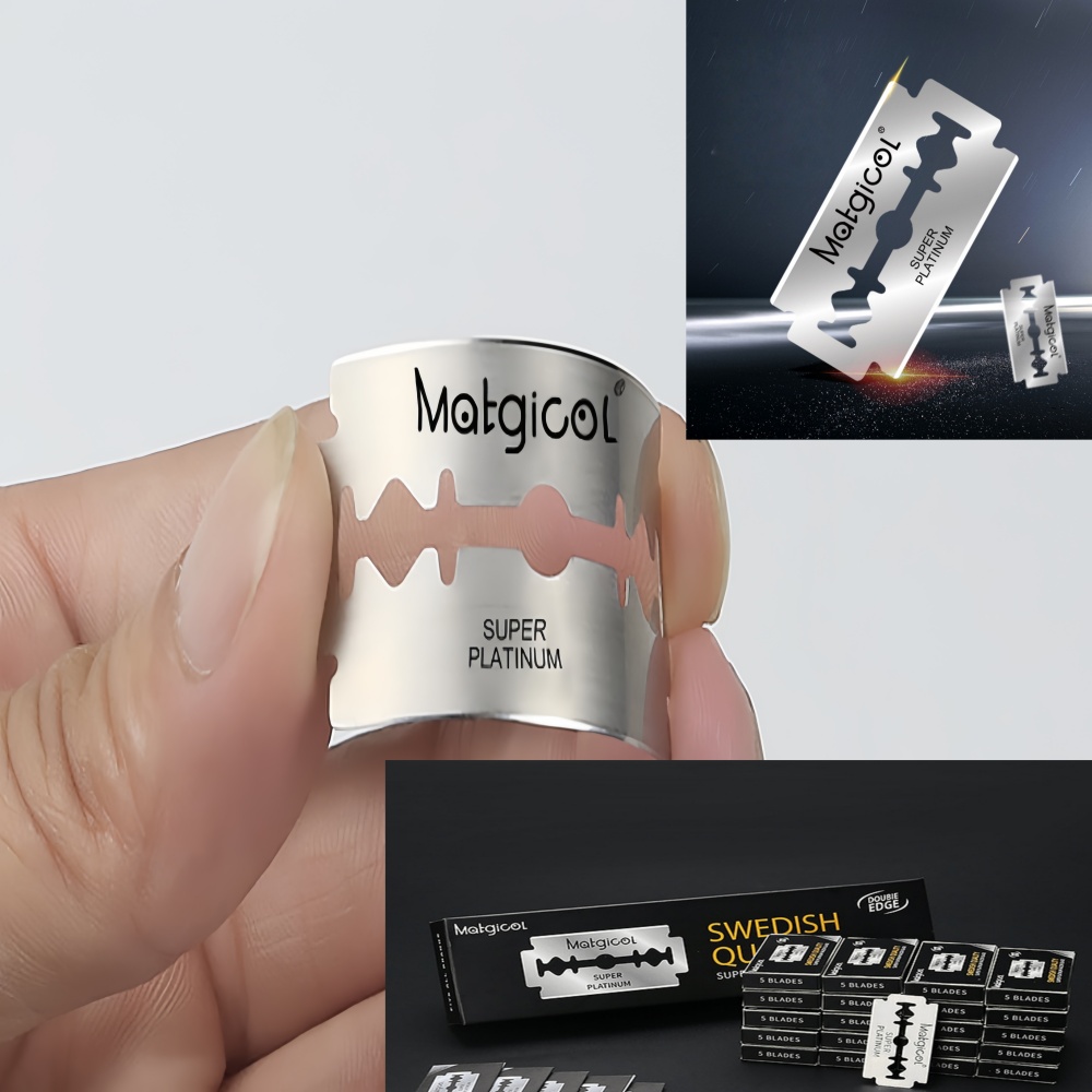 10/20/30/50/100 Pcs Double Edg - Safety Razor Handle reseña y precio