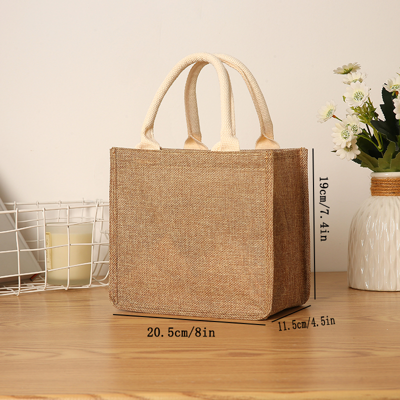 New linen tote bag large capac - Linen Bag Bulk reseña y precio