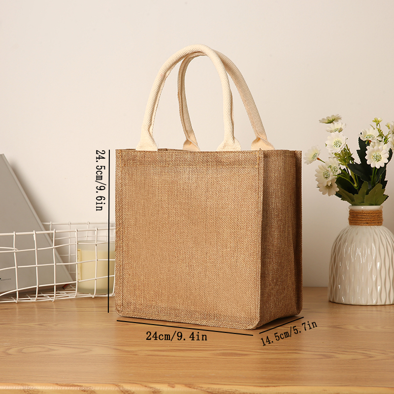 New linen tote bag large capac - Linen Bag Bulk reseña y precio