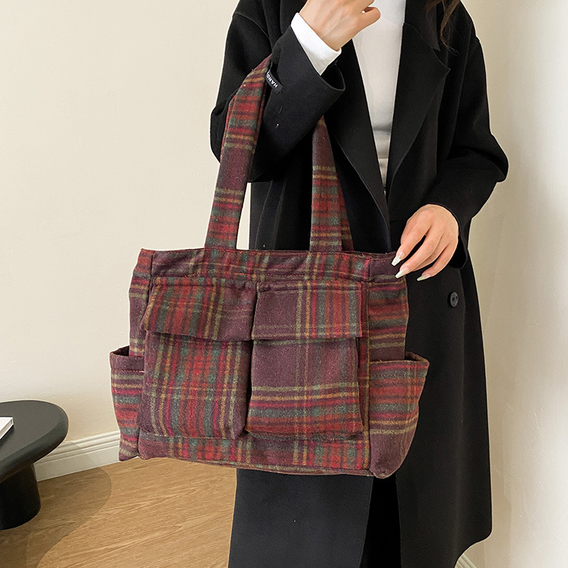 Lamb Fleece tote bags for wome - Linen Bag Bulk reseña y precio