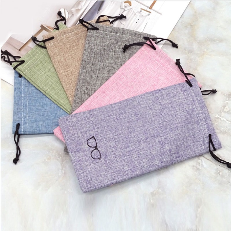 1Pcs Soft Cloth Glasses Bag Dr - Linen Bag Bulk reseña y precio