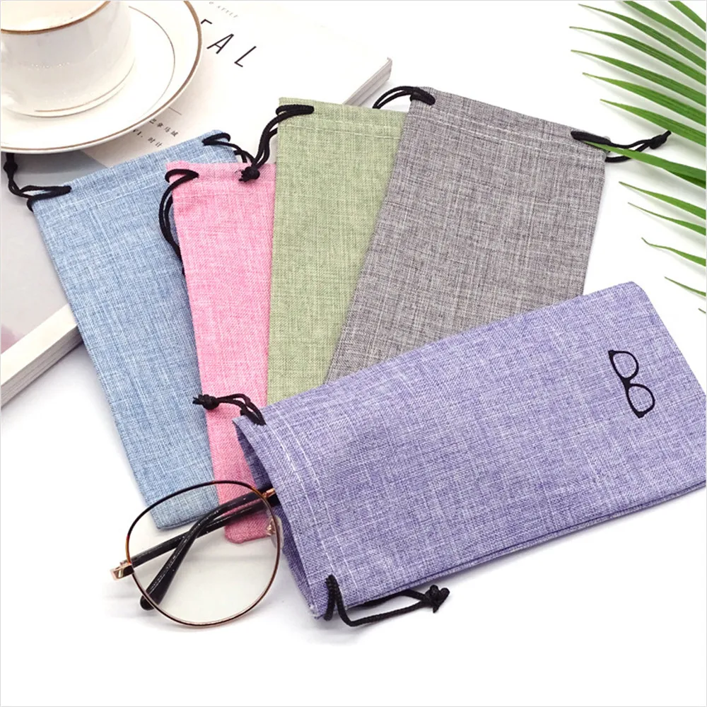 1Pcs Soft Cloth Glasses Bag Dr - Linen Bag Bulk reseña y precio