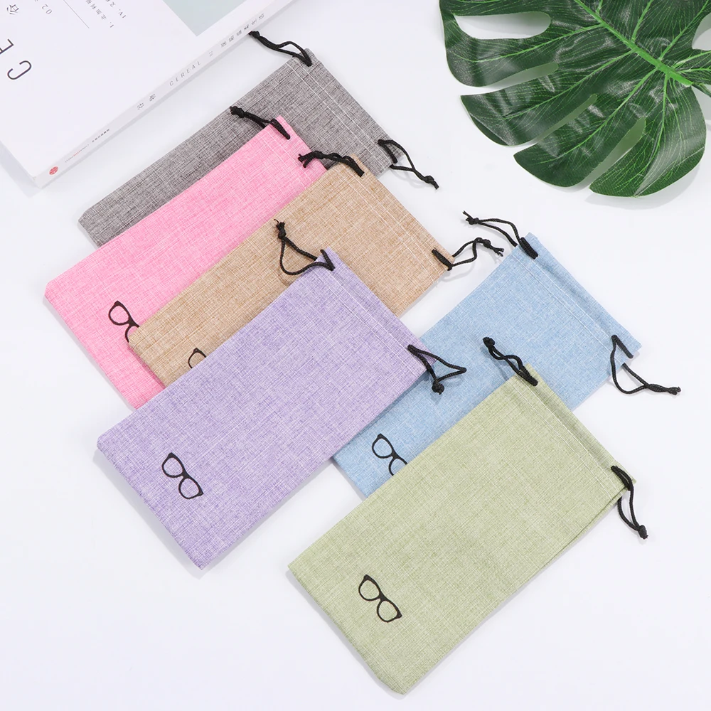 1Pcs Soft Cloth Glasses Bag Dr - Linen Bag Bulk reseña y precio