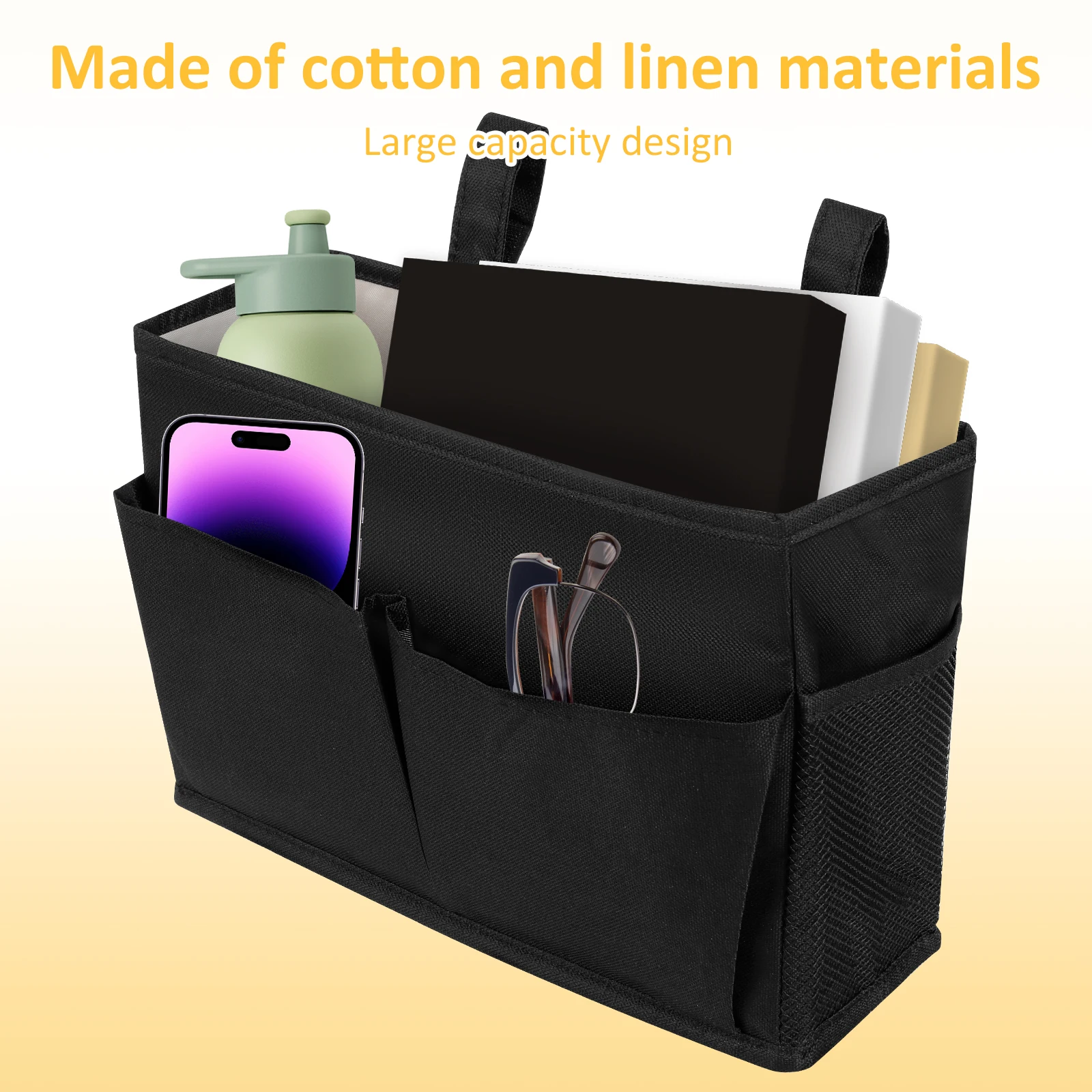 Bedside Storage Bag Cotton Lin - Linen Bag Bulk reseña y precio