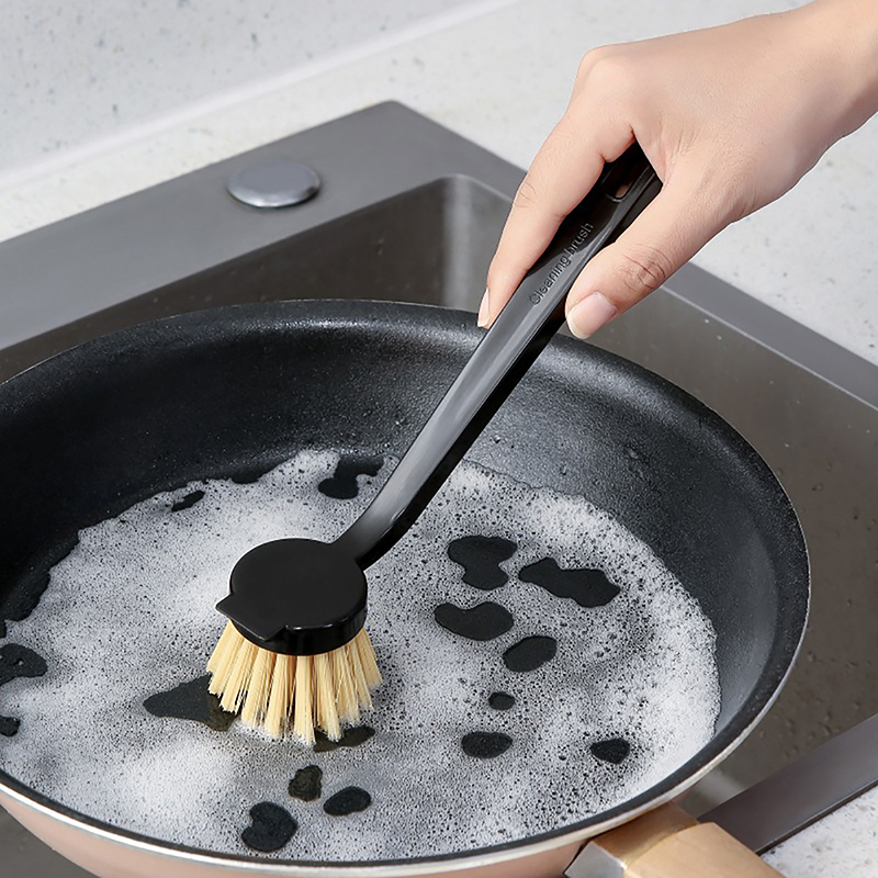 1 Pcs Pot Brush Dishwashing Br - Dish Brush Bamboo reseña y precio
