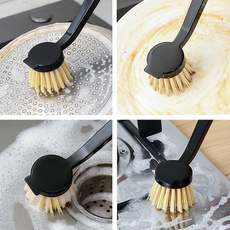 1 Pcs Pot Brush Dishwashing Br - Dish Brush Bamboo reseña y precio