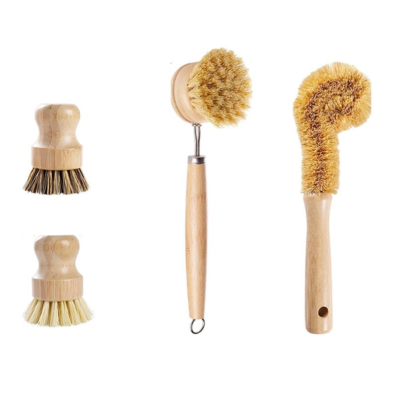 ABNL Ergonomic Wooden Handles  - Dish Brush Bamboo reseña y precio