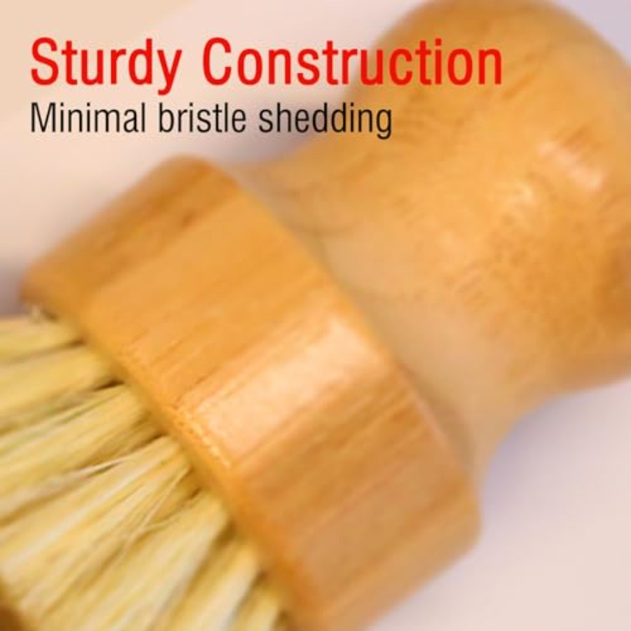 Bamboo Vegetable Brush Set, Na - Dish Brush Bamboo reseña y precio