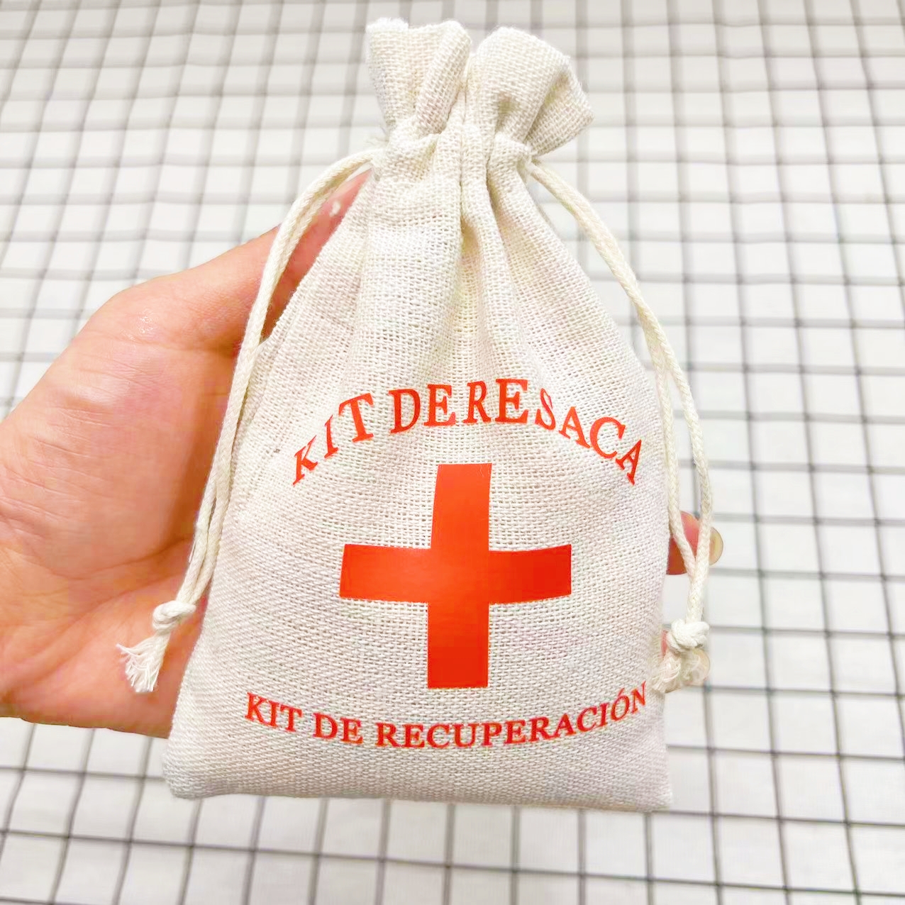 10Pcs/Lot Wedding Anti-hangove - Linen Bag Bulk reseña y precio