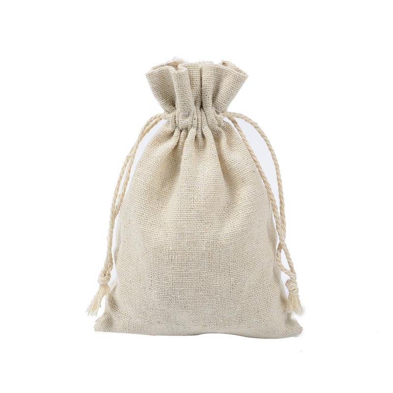 10pcs Cotton Linen Drawstring  - Linen Bag Bulk reseña y precio