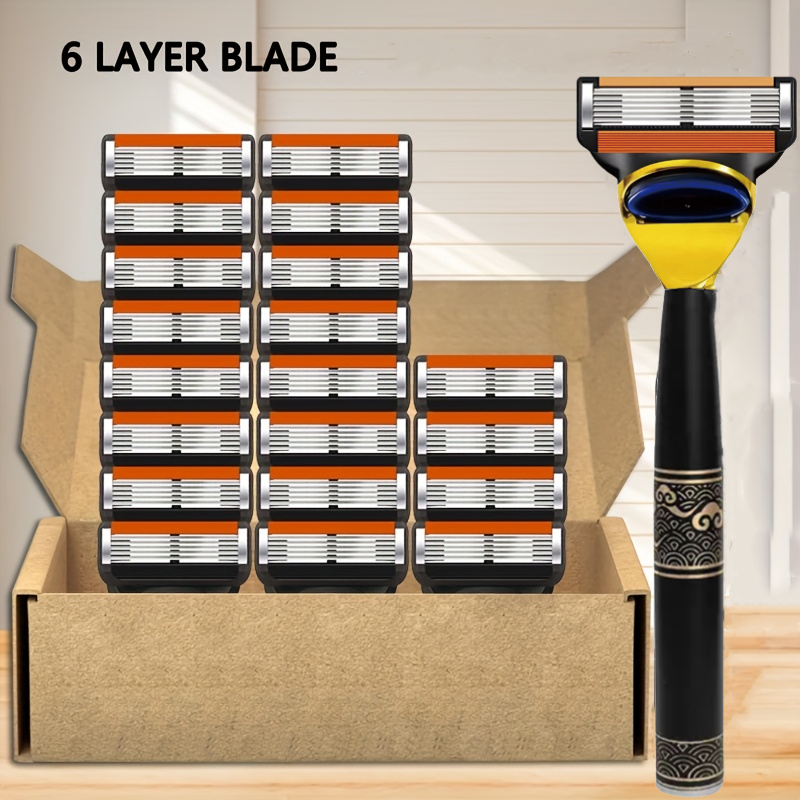 6-layer safety razor stainless - Safety Razor Handle reseña y precio