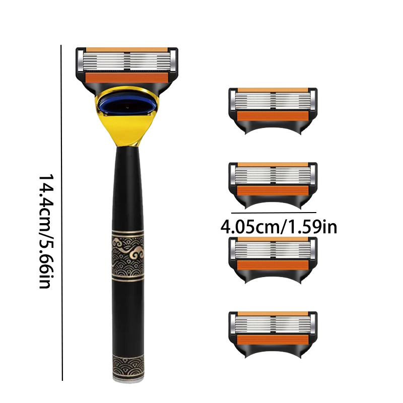 6-layer safety razor stainless - Safety Razor Handle reseña y precio