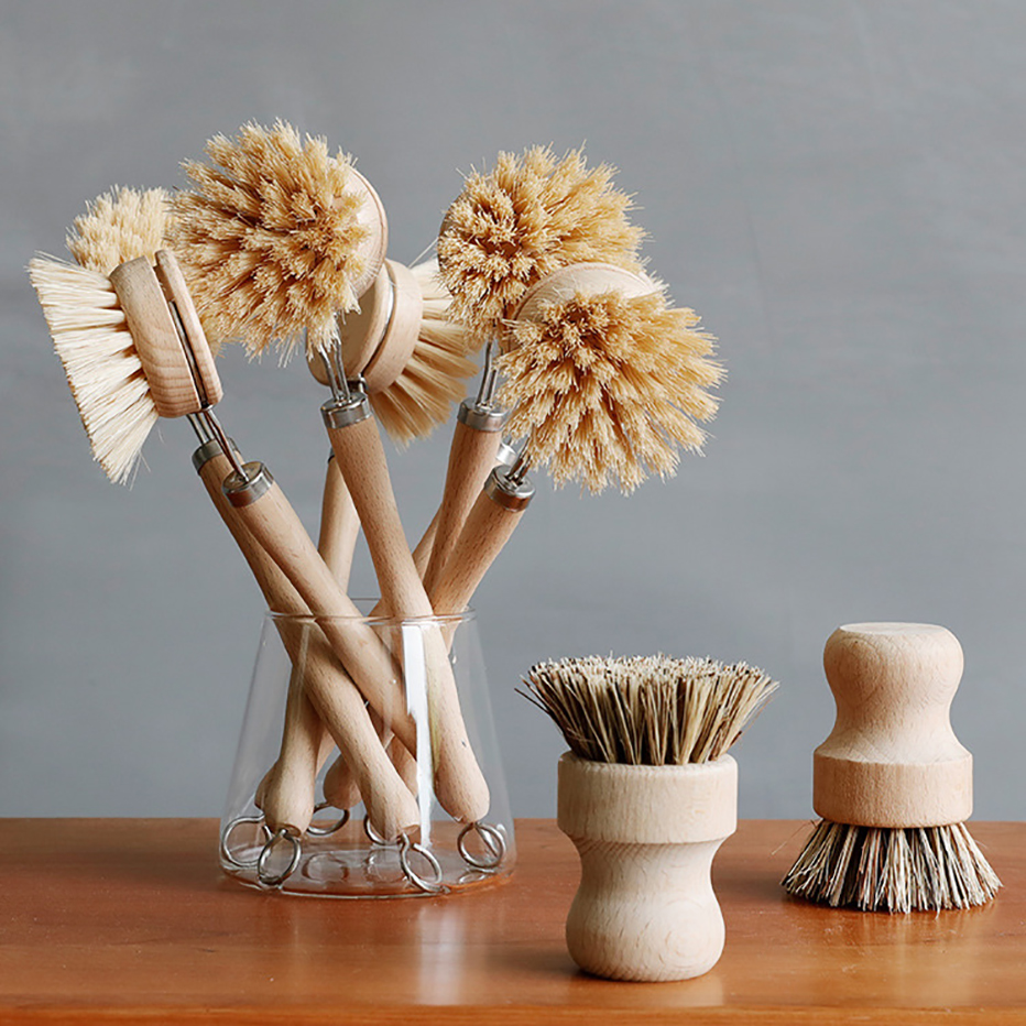 Bamboo Kitchen Cleaning Brush  - Dish Brush Bamboo reseña y precio
