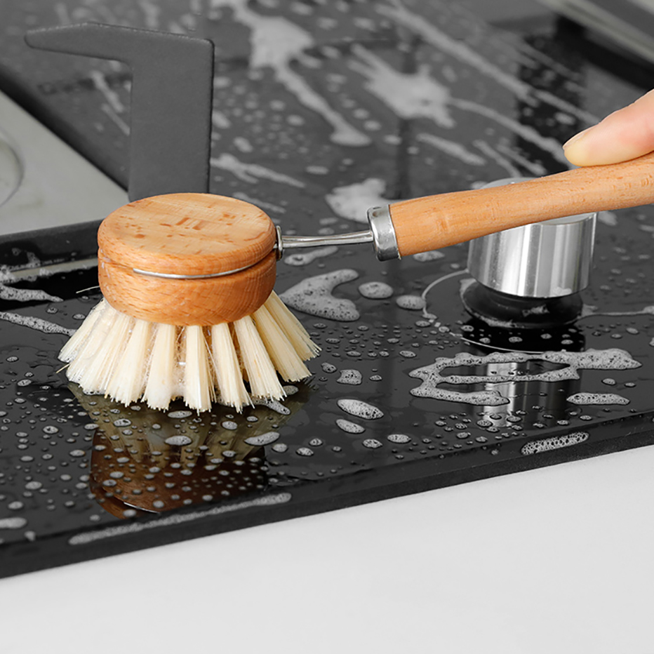 Bamboo Kitchen Cleaning Brush  - Dish Brush Bamboo reseña y precio