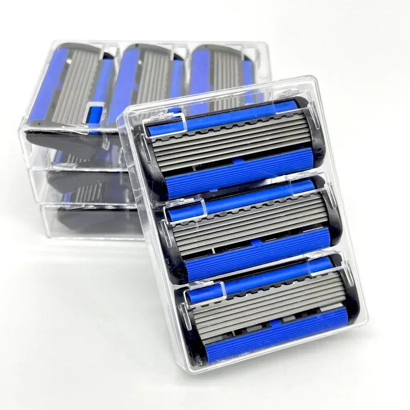 6-layer Blades Replacement Sha - Safety Razor Handle reseña y precio