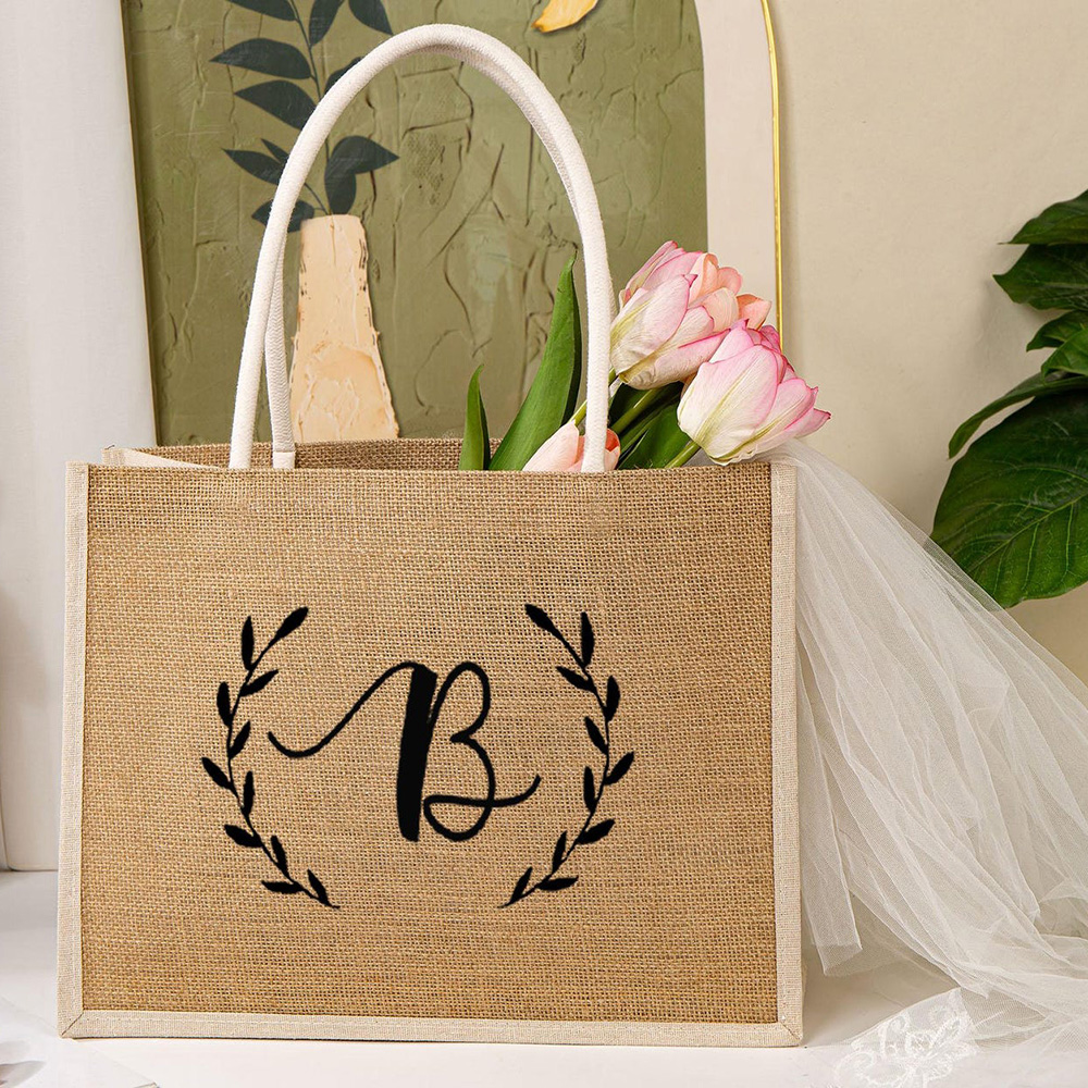 Eco Friendly Jute Tote Bag Per - Linen Bag Bulk reseña y precio