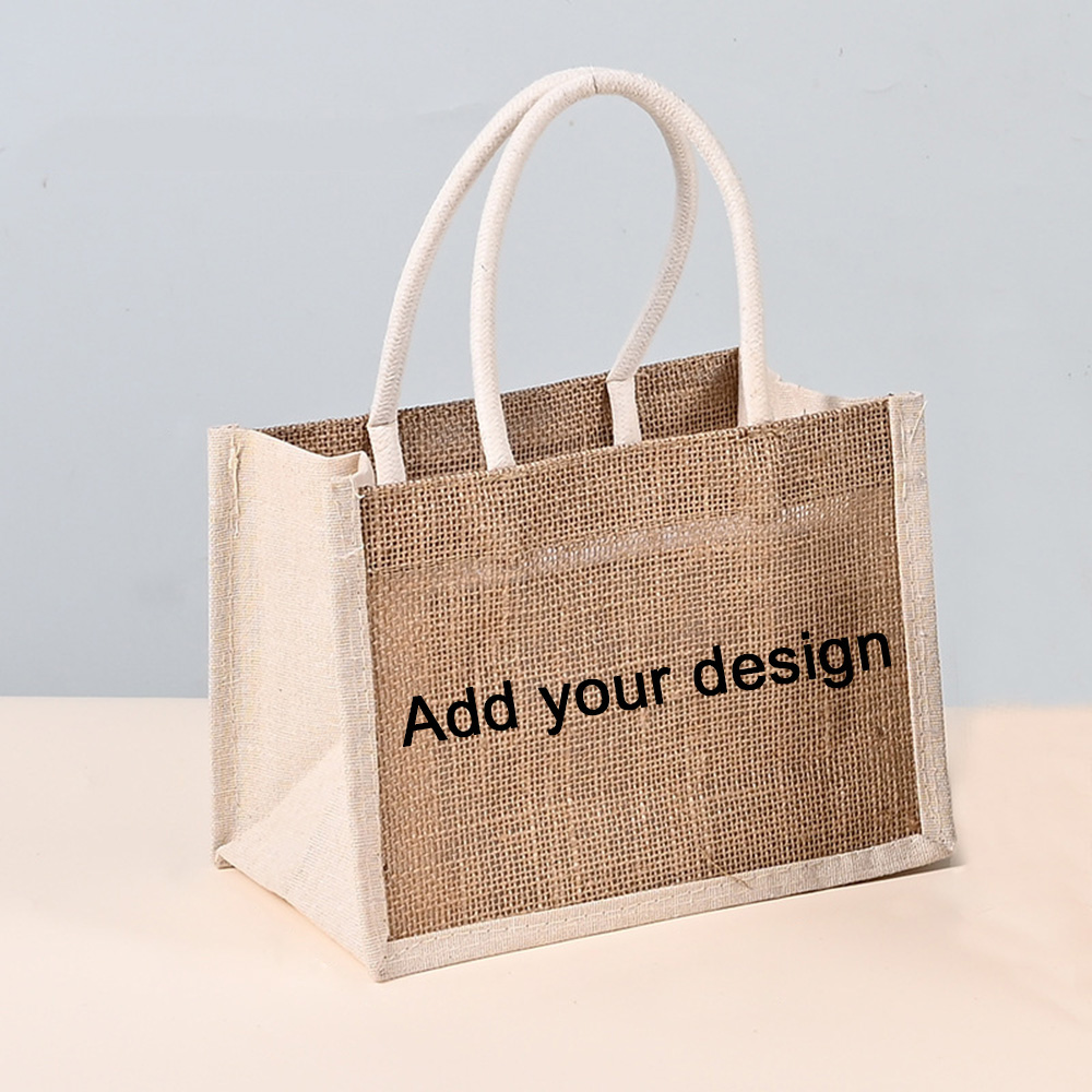 Eco Friendly Jute Tote Bag Per - Linen Bag Bulk reseña y precio